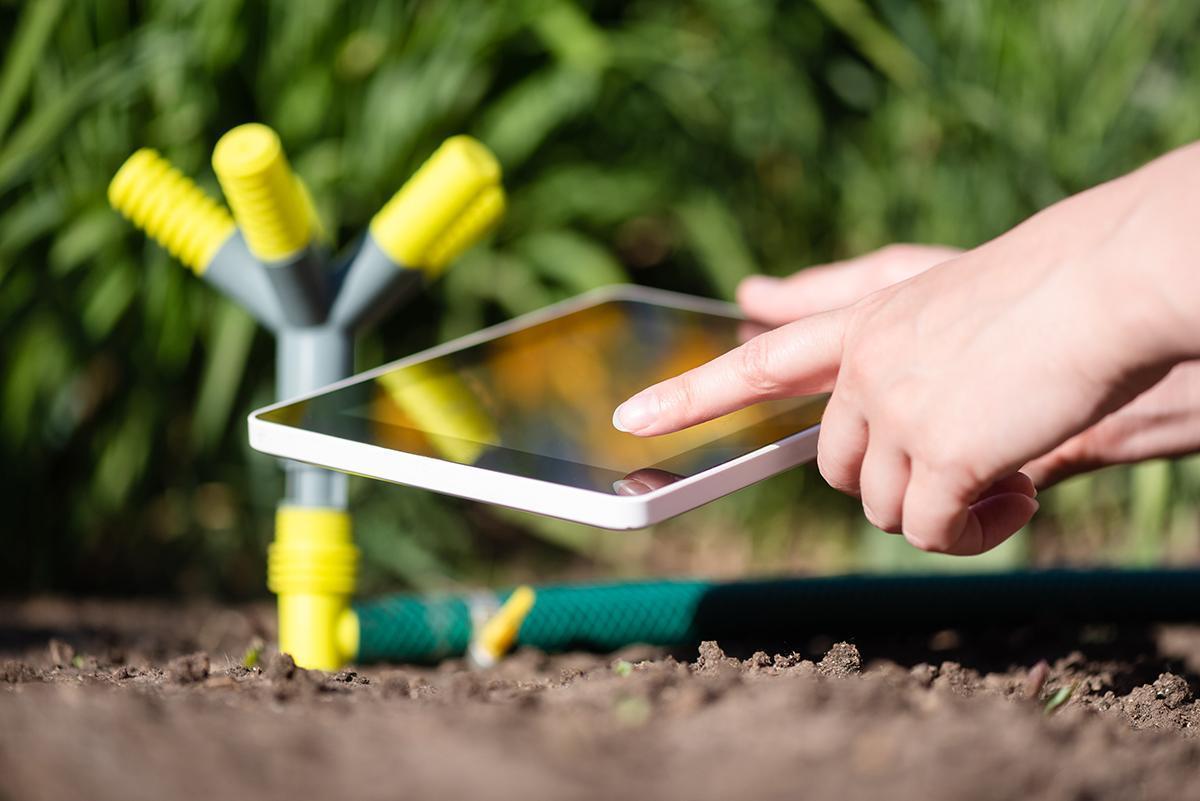 Electronic irrigation control.