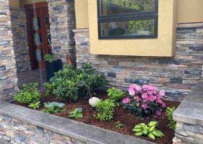 Emerald Planter Bed near front door