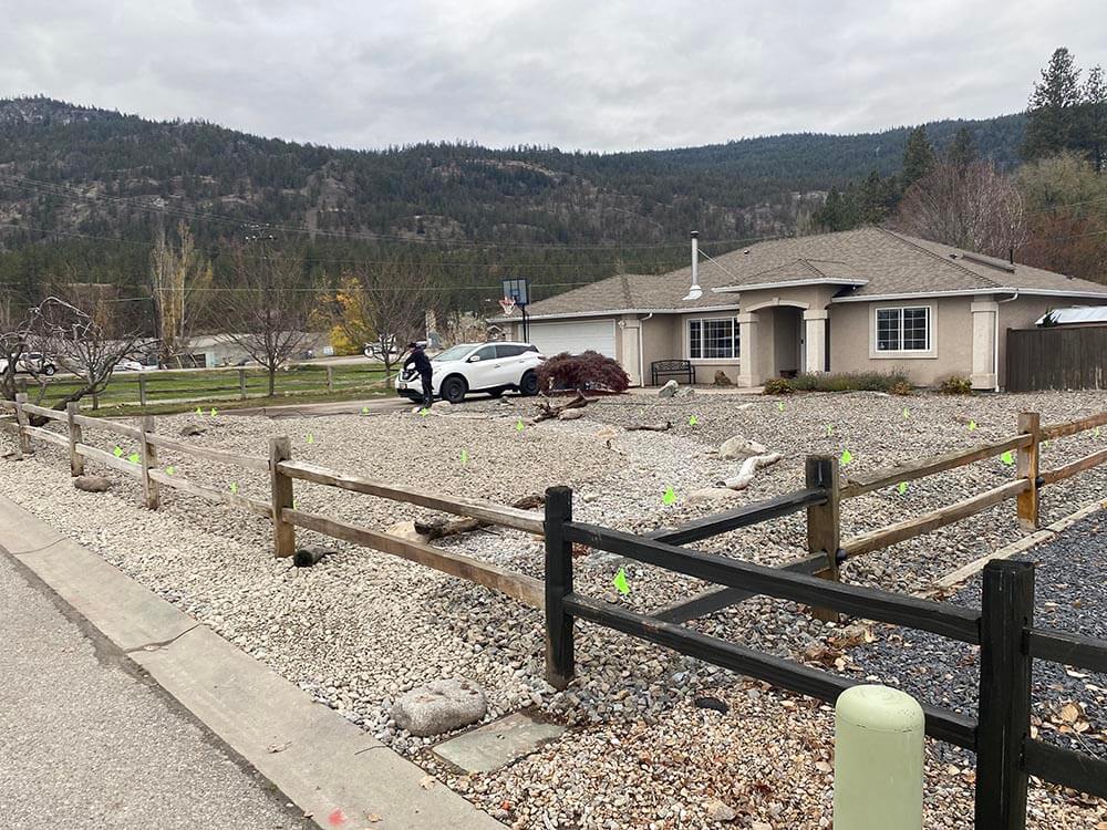 Emerald Xeriscaping front lawn