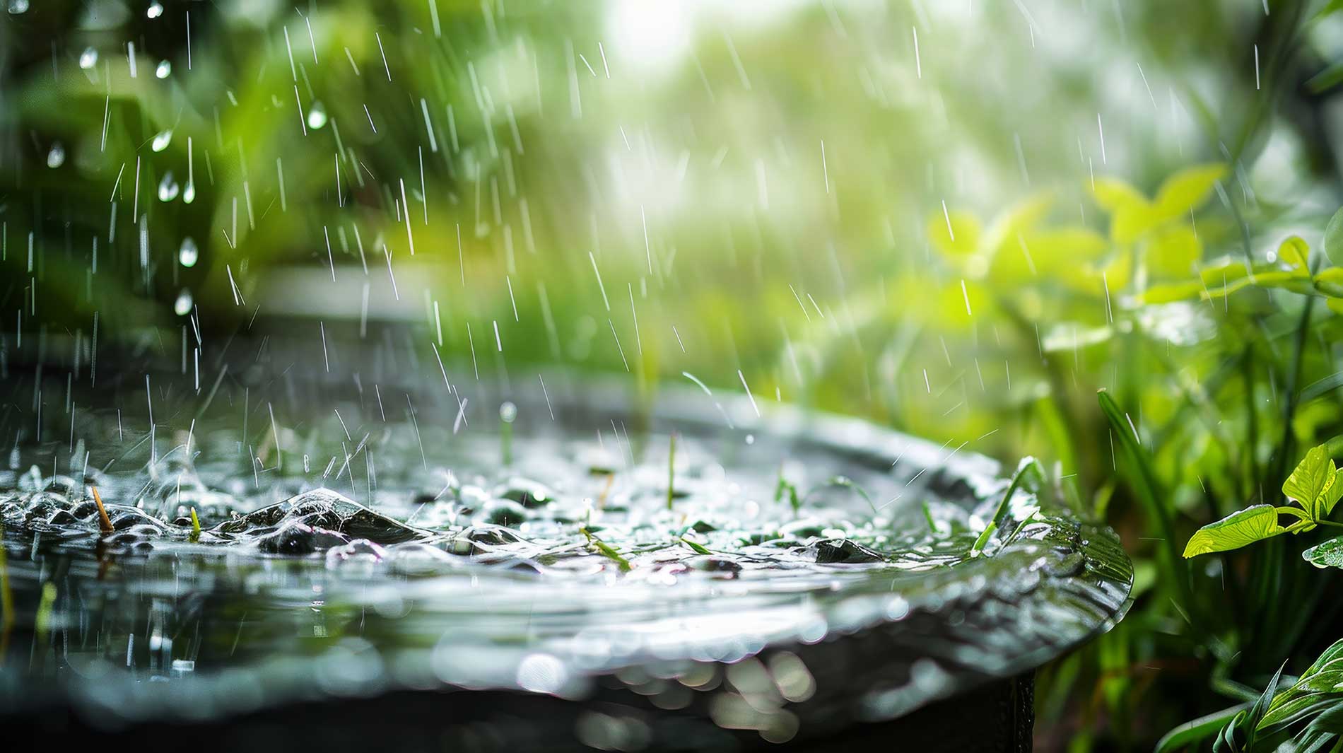 collecting rainwater for storage collecting rainwater for storage